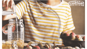 سرکه سیب برای لاغری شکم